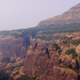 Photo of lava flows at the Deccan Traps